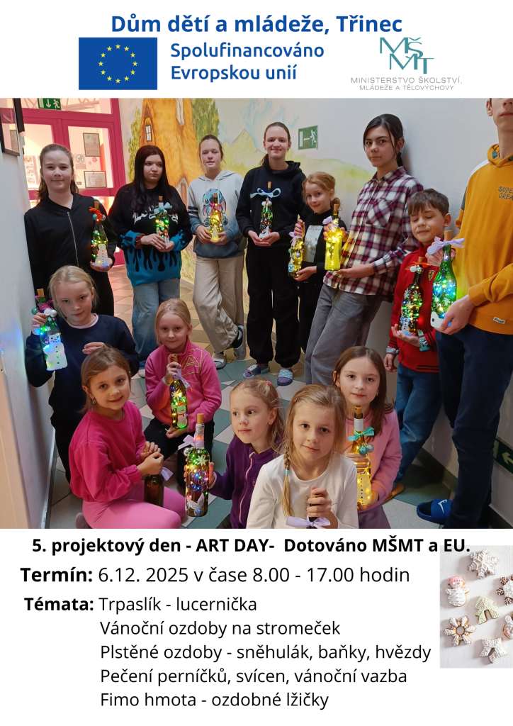 5. projektový den - ART DAY - Vánoční dílničky