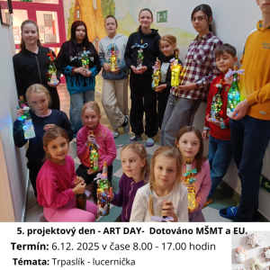 5. projektový den - ART DAY - Vánoční dílničky